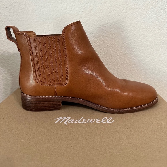 Madewell Ainsley Chelsea Boots Size 9 Brown - Picture 5 of 9